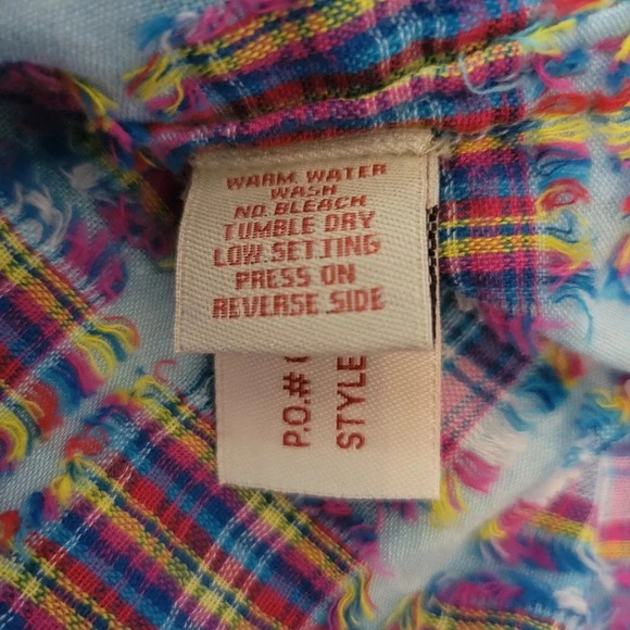 Carbon2Cobalt Men's XXL Blue Button-down Long Sleeve w/ Multi-color Detailing - Picture 14 of 14